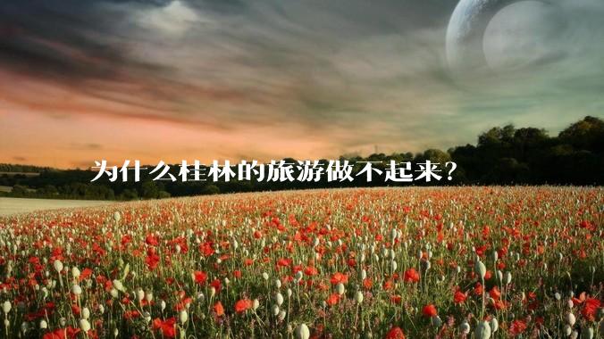为什么桂林的旅游做不起来?